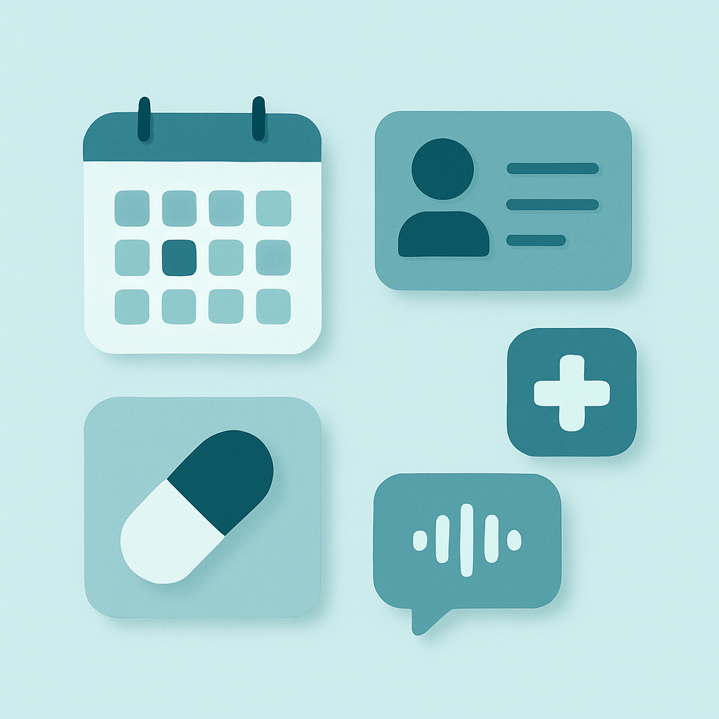 MedPracOS medical practice software illustration